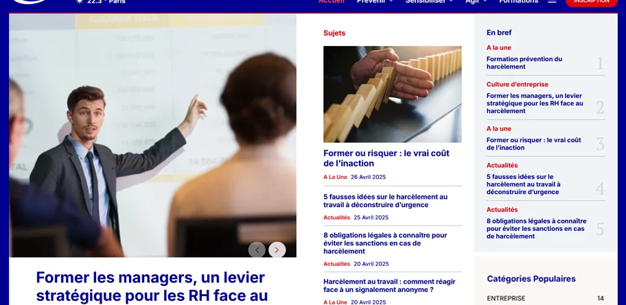 Harcèlement Entreprise